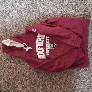 Maroon Oxford Hoodie